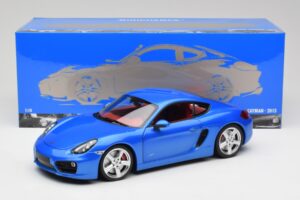 Porsche Cayman 981 S Aqua Blau Metallic Minichamps 1:18 110062221 Metall – Bild 8 von 8