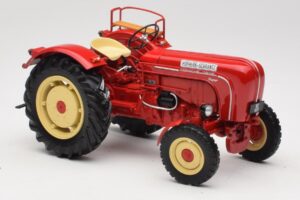 Porsche-Diesel Super Traktor Hofherr Schrantz Rot Minichamps 1:18 109183071 Metall – Bild 6 von 8