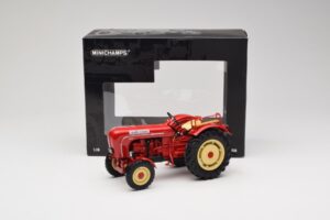 Porsche-Diesel Super Traktor Hofherr Schrantz Rot Minichamps 1:18 109183071 Metall – Bild 8 von 8