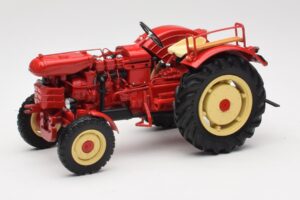Porsche-Diesel Super Traktor Hofherr Schrantz Rot Minichamps 1:18 109183071 Metall – Bild 2 von 8