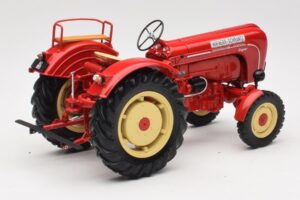 Porsche-Diesel Super Traktor Hofherr Schrantz Rot Minichamps 1:18 109183071 Metall – Bild 3 von 8
