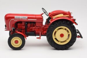 Porsche-Diesel Super Traktor Hofherr Schrantz Rot Minichamps 1:18 109183071 Metall – Bild 4 von 8