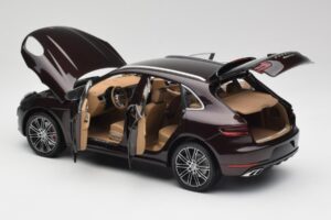 Porsche Macan 95B Turbo Mahagoni Metallic Minichamps 1:18 110062500 Metall – Bild 5 von 8