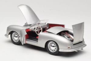 Porsche No. 1 Typ 356 Roadster Silber Maisto 1:18 50324 Metall – Bild 5 von 8