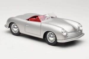 Porsche No. 1 Typ 356 Roadster Silber Maisto 1:18 50324 Metall – Bild 6 von 8