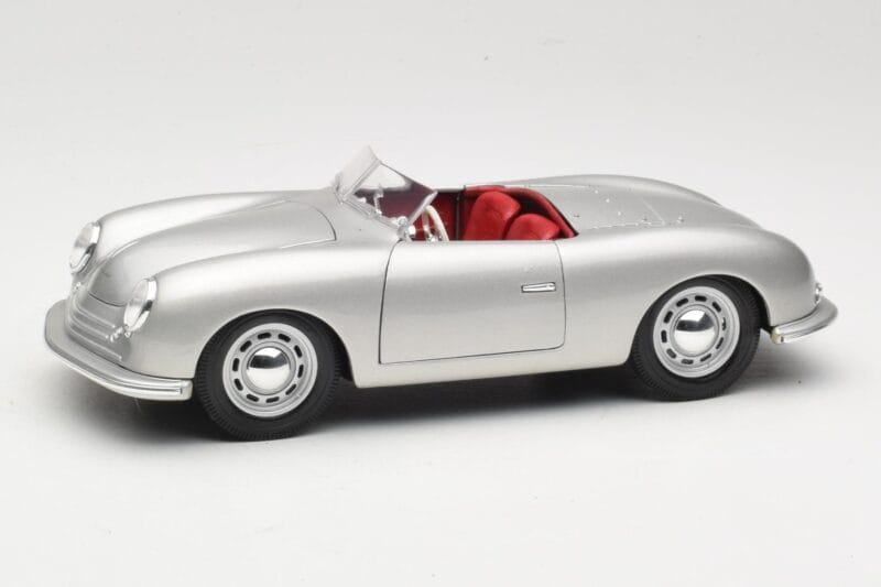 Porsche No. 1 Typ 356 Roadster Silber Maisto 1:18 50324 Metall