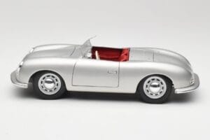 Porsche No. 1 356 Roadster Fish Silber Maisto 1:18 31853 Metall – Bild 4 von 8