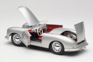 Porsche No. 1 356 Roadster Fish Silber Maisto 1:18 31853 Metall – Bild 5 von 8
