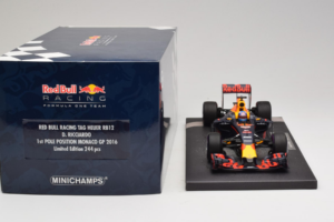 Red Bull RB12 Tag Heuer #3 D. Ricciardo Red Bull Racing 1st Pole Monaco Grand Prix 2016 Minichamps 1:18 117160103 Resin – Bild 6 von 7
