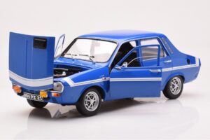 Renault 12 Gordini Ohne Stoßstangen Bleu de France Norev 1:18 185248 Metall – Bild 2 von 8