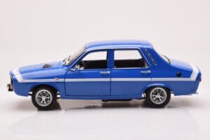 Renault 12 Gordini Ohne Stoßstangen Bleu de France Norev 1:18 185248 Metall – Bild 4 von 8