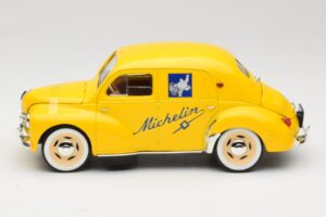 Renault 4CV Michelin Yellow Solido 1:18 82002 Metall – Bild 3 von 6