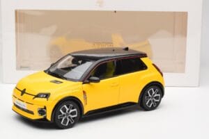 Renault 5 E-Tech Pop Gelb & Schwarz Norev 1:18 185500 Metall – Bild 8 von 8