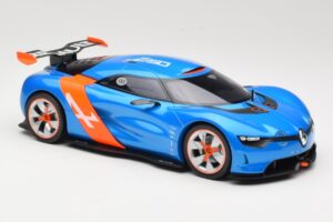 Alpine A110-50 Blau & Orange Norev 1:18 185147 Metall – Bild 4 von 6
