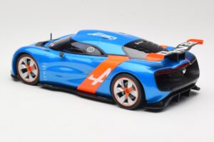 Alpine A110-50 Blau & Orange Norev 1:18 185147 Metall – Bild 5 von 6