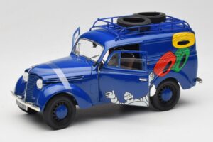 Renault Juvaquatre Michelin Blue Solido 1:18 82008 Metall – Bild 2 von 8