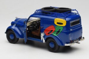 Renault Juvaquatre Michelin Blue Solido 1:18 82008 Metall – Bild 7 von 8
