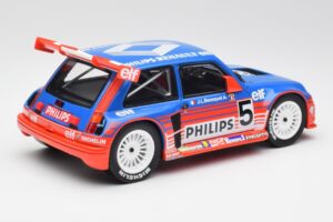 Renault R5 Maxi Turbo #5 Philips J-L. Busquet Superproduction 1987 Otto 1:18 OT1094 Resin – Bild 2 von 6