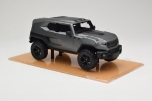 Rezvani Tank Matte Grau DNA 1:18 DNA000009 Metall – Bild 4 von 6