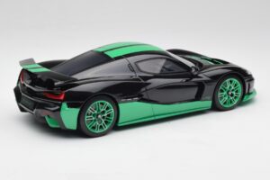 Rimac Nevera Record Monochrome Schwarz GT Spirit 1:18 GT916 Resin – Bild 2 von 6