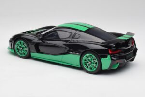 Rimac Nevera Record Monochrome Schwarz GT Spirit 1:18 GT916 Resin – Bild 5 von 6