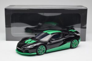 Rimac Nevera Record Monochrome Schwarz GT Spirit 1:18 GT916 Resin – Bild 6 von 6