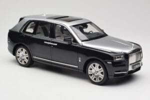 Rolls-Royce Cullinan Schwarz & Silber OEM 1:18 ROLLS001 Metall – Bild 6 von 8