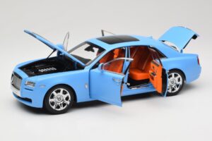 Rolls-Royce Ghost Series I Hellblau Kyosho 1:18 08802LB Metall – Bild 2 von 8