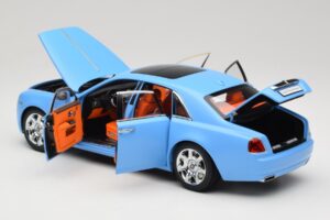 Rolls-Royce Ghost Series I Hellblau Kyosho 1:18 08802LB Metall – Bild 5 von 8