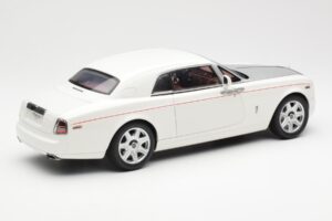 Rolls-Royce Phantom Coupe English Weiss Silber Kyosho 1:18 08861EW Metall – Bild 3 von 8