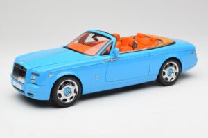 Rolls-Royce Phantom Drophead Coupe Powder Blau Kyosho 1:18 08871BL Metall