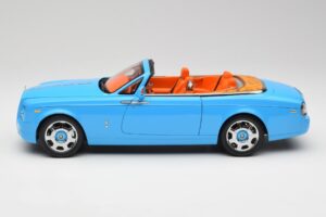 Rolls-Royce Phantom Drophead Coupe Powder Blau Kyosho 1:18 08871BL Metall – Bild 6 von 10