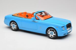 Rolls-Royce Phantom Drophead Coupe Powder Blau Kyosho 1:18 08871BL Metall – Bild 8 von 10