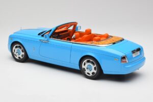 Rolls-Royce Phantom Drophead Coupe Powder Blau Kyosho 1:18 08871BL Metall – Bild 9 von 10