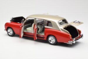 Rolls-Royce Phantom VI Rot Hellbeige Kyosho 1:18 08905RLB Metall – Bild 5 von 8