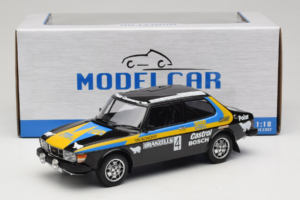 Saab 99 EMS #4 S. Blomqvist / H. Sylvan Rally Sweden Winner 1977 MCG 1:18 MCG18826R Metall – Bild 6 von 6