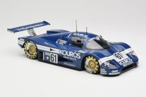 Sauber Mercedes C9 Kouros Racing #61 M. Thackwell / H. Pescarolo 24 Hours of Le Mans 1987 Minichamps 1:18 155873561 Metall – Bild 4 von 6