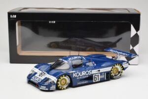 Sauber Mercedes C9 Kouros Racing #61 M. Thackwell / H. Pescarolo 24 Hours of Le Mans 1987 Minichamps 1:18 155873561 Metall – Bild 6 von 6