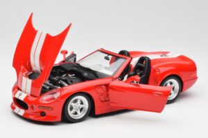 Shelby Series 1 Cabriolet Rot Bburago 1:18 3353 Metall – Bild 2 von 8