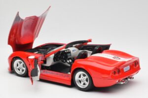 Shelby Series 1 Cabriolet Rot Bburago 1:18 3353 Metall – Bild 5 von 8