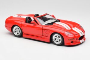 Shelby Series 1 Cabriolet Rot Bburago 1:18 3353 Metall – Bild 6 von 8