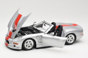Shelby Series 1 Silber Bburago 1:18 3323 Metall – Bild 2 von 8