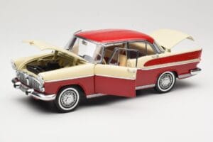 Simca Chambord Rot & Elfenbein Norev 1:18 185721 Metall – Bild 2 von 8