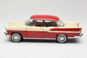 Simca Chambord Rot & Elfenbein Norev 1:18 185721 Metall – Bild 4 von 8