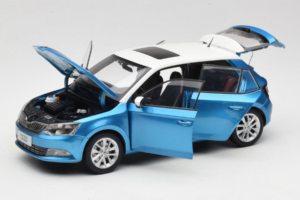 Skoda Fabia Mk3 Blau OEM 1:18 ZSF000004BLA Metall – Bild 2 von 8