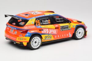 Skoda Fabia Rally2 #25 P. Lopez Rally Monte Carlo 2024 IXO 1:18 18RMC199 Metall – Bild 2 von 6