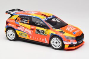 Skoda Fabia Rally2 #25 P. Lopez Rally Monte Carlo 2024 IXO 1:18 18RMC199 Metall – Bild 4 von 6