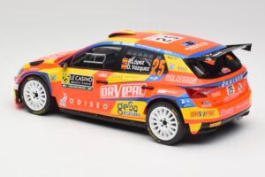 Skoda Fabia Rally2 #25 P. Lopez Rally Monte Carlo 2024 IXO 1:18 18RMC199 Metall – Bild 5 von 6