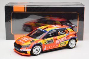 Skoda Fabia Rally2 #25 P. Lopez Rally Monte Carlo 2024 IXO 1:18 18RMC199 Metall – Bild 6 von 6