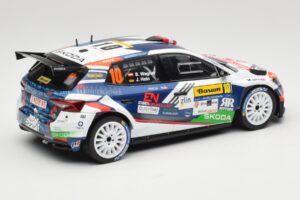 Skoda Fabia Rally2 #10 S. Wagner / G. Winter Barum Czech Rally Zlín 2024 IXO 1:18 18RMC221 Metall – Bild 2 von 6